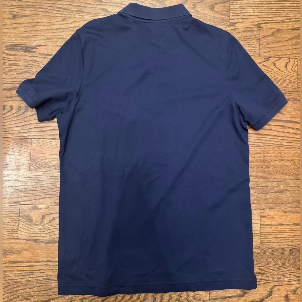 Banana Republic Men’s Classic Black and Blue Polo Shirts, Size Large